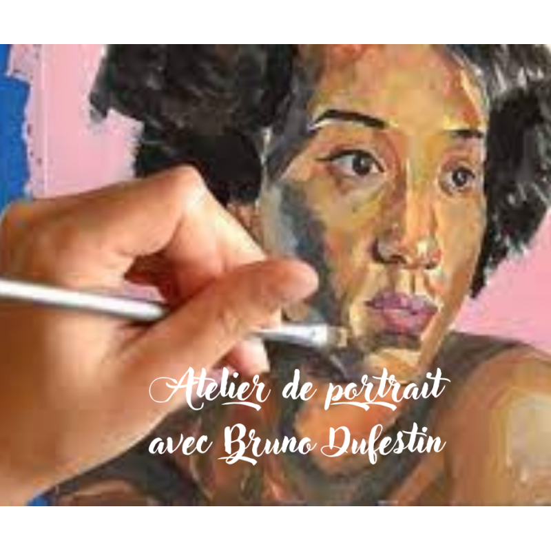 Atelier portrait à la gouache avec Bruno Dufestin