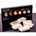 GANSAI Set de 6 Godets Aquarelle Nacres