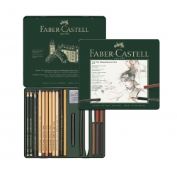 Boite Metal Pitt Monochrome Faber Castell