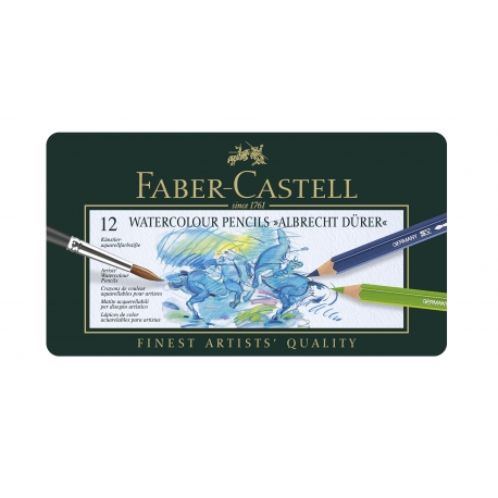Boite Metal Crayons Aquarelle Albrecht Durer Faber Castell