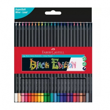 Crayons de Couleur Black Edition Faber Castell