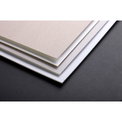 Cartons blanc-gris 50x65