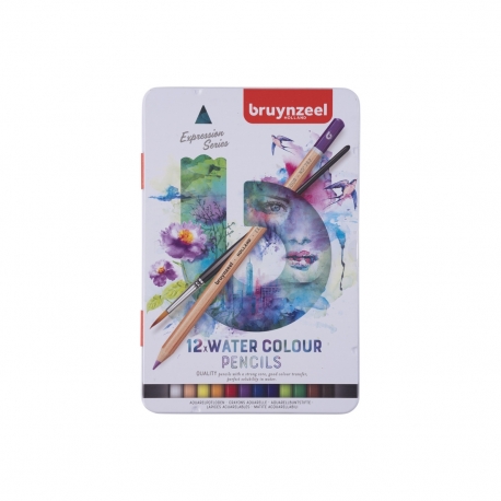 Crayons de couleur Aquarellables Bruynzeel Expression