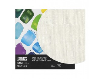 Bloc de papier à texture toile Luiqitex Basics Acrylic
